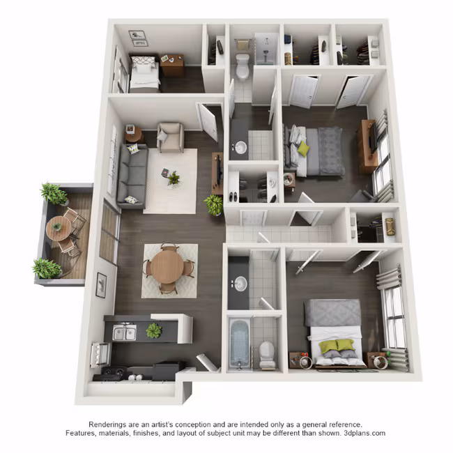 Unit 122 floor plan